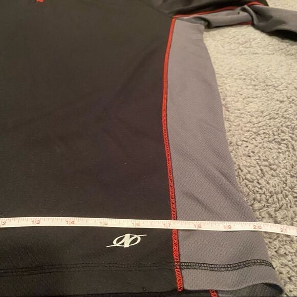 Nordic Track Black/Red/Grey Pullover Sz Medium - Picture 8 of 11